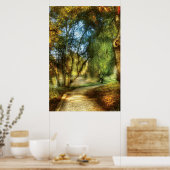 Landschap - Mijn reis, mijn pad Poster (Keuken)