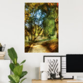 Landschap - Mijn reis, mijn pad Poster (Thuiskantoor)