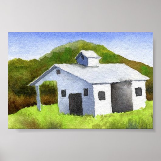 Landschap Mini-Poster Poster (Voorkant)