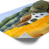 Landschap Mini-Poster Poster (Hoek)