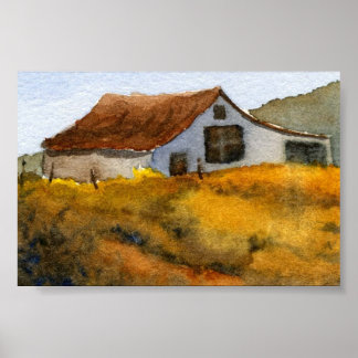 Landschap Mini-Poster Poster