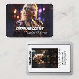 Landschap Minimalistische Coscards | Cosplay Karak Visitekaartje