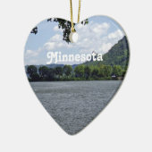 Landschap Minnesota Keramisch Ornament (Links)