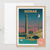 Landschap Monas Kaart (Voorkant / Achterkant)