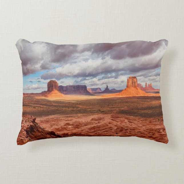 Landschap Monument Valley, AZ Accent Kussen (Voorkant)