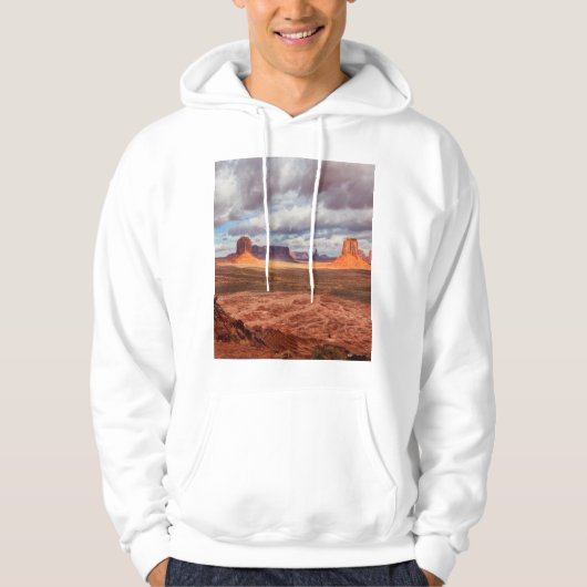 Landschap Monument Valley, AZ Hoodie (Voorkant)