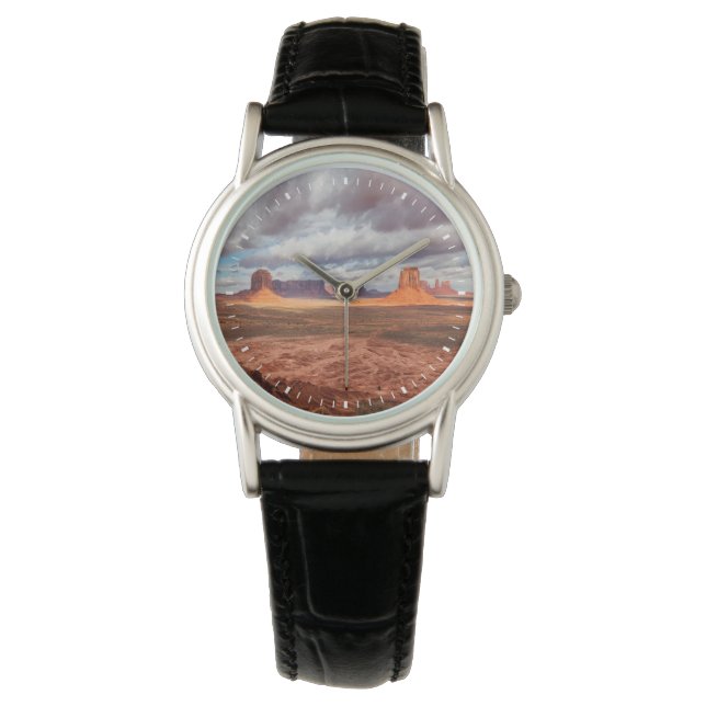 Landschap Monument Valley, AZ Horloge (Voorkant)