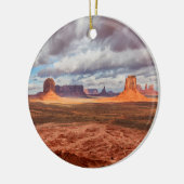 Landschap Monument Valley, AZ Keramisch Ornament (Links)