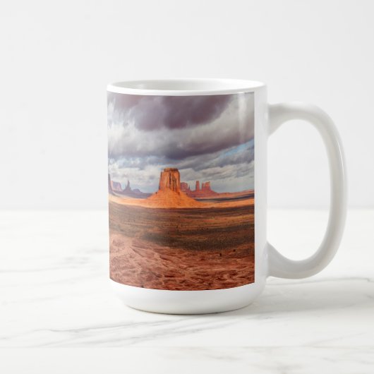 Landschap Monument Valley, AZ Koffiemok (Rechts)