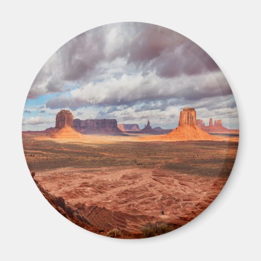 Landschap Monument Valley, AZ Magneet (Voorkant)