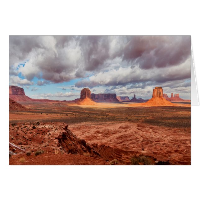 Landschap Monumentvallei, AZ (Voorkant Horizontaal)