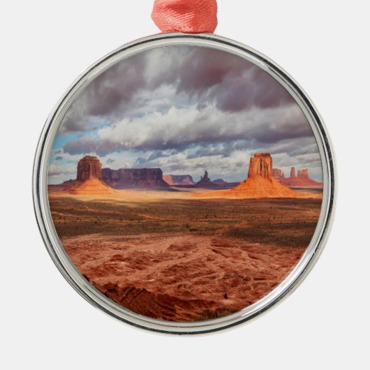 Landschap Monumentvallei, AZ Metalen Ornament (Voorkant)