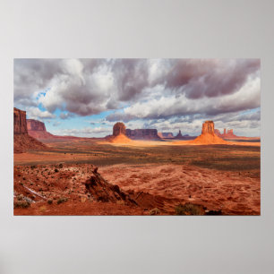 Landschap Monumentvallei, AZ Poster