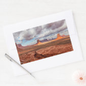 Landschap Monumentvallei, AZ Rechthoekige Sticker (Envelop)