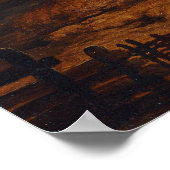 Landschap Moonlit door Aert Van Der Neer (1647) Poster (Hoek)