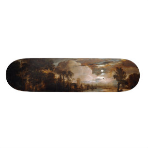 Landschap Moonlit door Aert Van Der Neer (1647) Skateboard