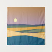 Landschap Moonrise Wandkleed (Voorkant)