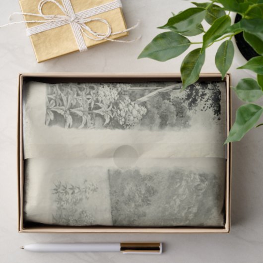 Landschap Mountain Flowers Ephemera Decoupage Tissuepapier (Geschenk)