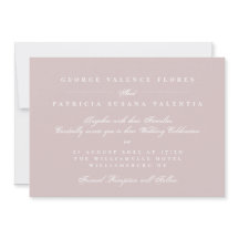 Landschap Musk Pink Formele Calligrafie Elegant