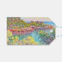 Landschap nabij Monte Carlo (door Claude Monet) Cadeaulabel