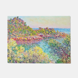 Landschap nabij Monte Carlo (door Claude Monet) Deurmat