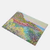 Landschap nabij Monte Carlo (door Claude Monet) Deurmat (Schuin)