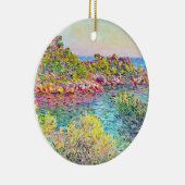 Landschap nabij Monte Carlo (door Claude Monet) Keramisch Ornament (Rechts)