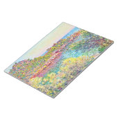 Landschap nabij Monte Carlo (door Claude Monet) Notitieblok (Schuin)