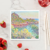 Landschap nabij Monte Carlo (door Claude Monet) Servet (Insitu)