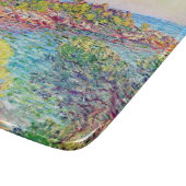 Landschap nabij Monte Carlo (door Claude Monet) Snijplank (Hoek)
