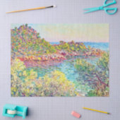 Landschap nabij Monte Carlo (door Claude Monet) Tissuepapier (Craft)