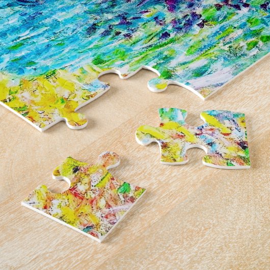 Landschap nabij Montecarlo, 1883 Claude Monet Legpuzzel (Zijkant)