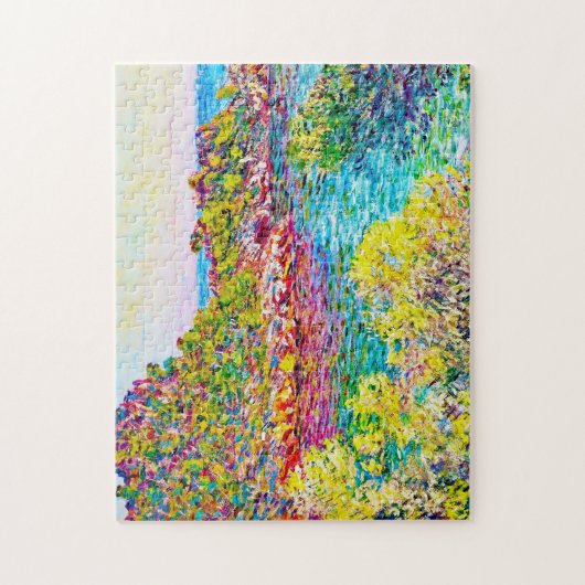 Landschap nabij Montecarlo, 1883 Claude Monet Legpuzzel (Verticaal)