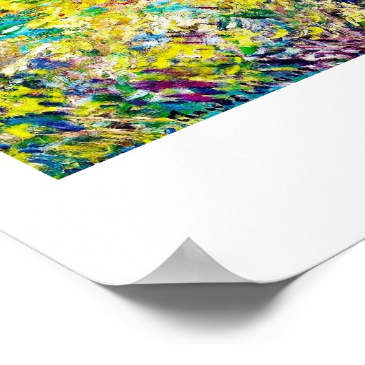 Landschap nabij Montecarlo, 1883 Claude Monet Poster (Hoek)