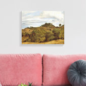 Landschap nabij Olevano, 1822 Canvas Afdruk (Insitu (Woonkamer))