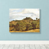 Landschap nabij Olevano, 1822 Canvas Afdruk (Insitu (Houten vloer))