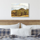 Landschap nabij Olevano, 1822 Canvas Afdruk (Insitu (Slaapkamer))