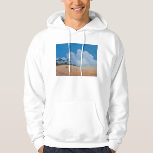 Landschap nabij Paganico 2012 Hoodie (Voorkant)