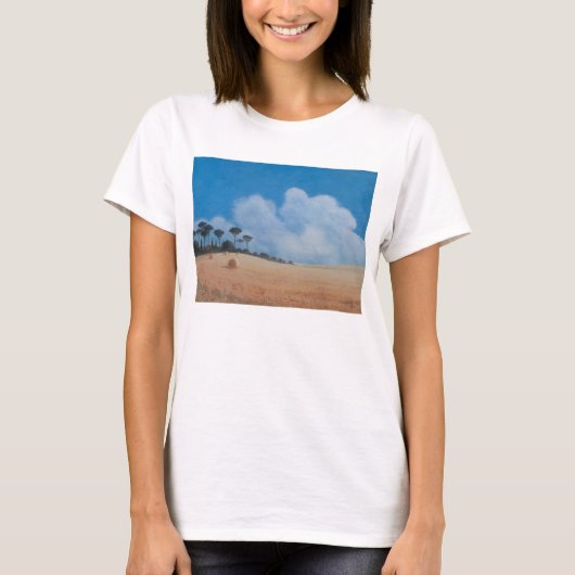 Landschap nabij Paganico 2012 T-shirt (Voorkant)