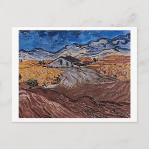Landschap nabij Saint-Rémy, Vincent van Gogh Briefkaart