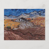 Landschap nabij Saint-Rémy, Vincent van Gogh Fine Briefkaart (Voorkant)