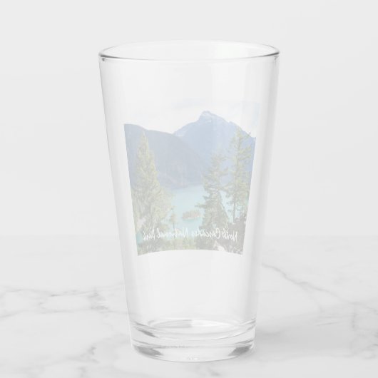 Landschap Nationaal Park North Cascades Glas (Achterkant)