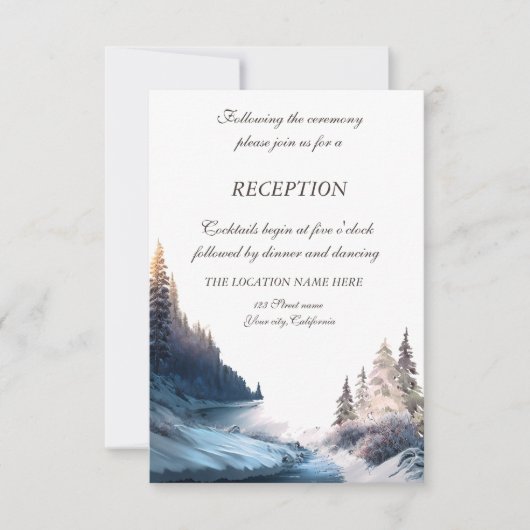 Landschap,Natuur,Bos Ontvangst   Kaart (Voorkant)