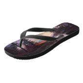 Landschap Natuur Bos Op Maat Gemaakte Flip Flops (Schuin)