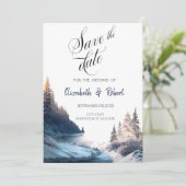 Landschap,Natuur,Bos Save The Date (Staand voorkant)