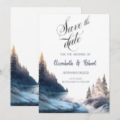 Landschap,Natuur,Bos Save The Date (Voorkant / Achterkant)