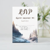 Landschap, Natuur, Forest RSVP Kaart (Staand voorkant)