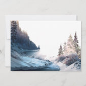 Landschap, Natuur, partij bij de bosbouw Kaart (Achterkant)