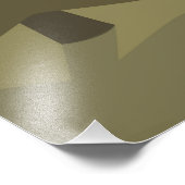 Landschap Natuur van het Deer-gebergte Wilde Park  Foto Afdruk (Hoek)