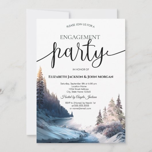 Landschap, Natuur, Verloving bos Kaart (Voorkant)